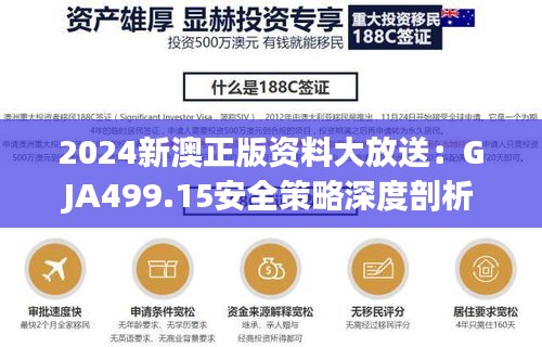 2024新澳正版资料大放送：GJA499.15安全策略深度剖析