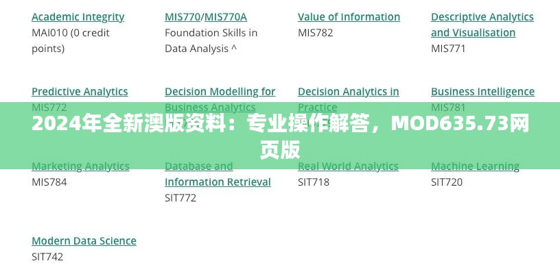 2024年全新澳版资料：专业操作解答，MOD635.73网页版