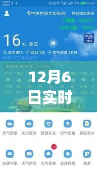 揭秘实时气温预报APP，气象科技的力量，以12月6日为例的实时气温预测解析