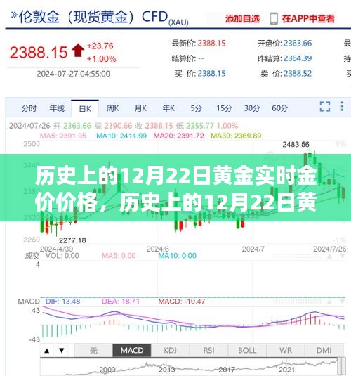 历史上的黄金实时金价概览，聚焦黄金市场在12月22日的动态价格变化