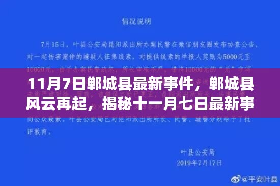 揭秘郸城县风云再起，最新事件内幕曝光