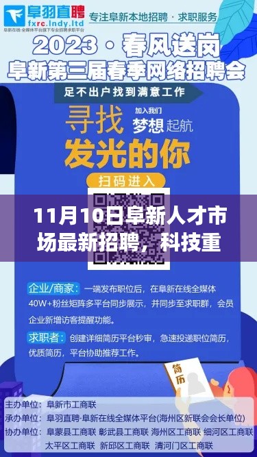 科技重塑未来，阜新人才市场最新高科技招聘产品重磅发布（11月10日）