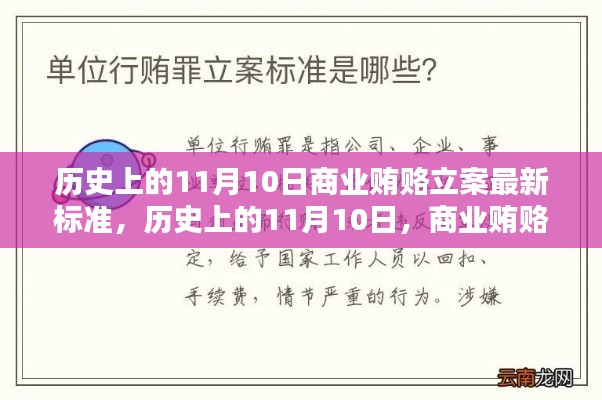 历史上的11月10日商业贿赂立案最新标准详解与操作指南