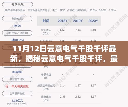 揭秘云意电气千股千评最新动态与深度解读（最新更新版）