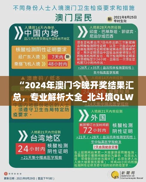 “2024年澳门今晚开奖结果汇总，专业解析大全_北斗境QLW980.85”