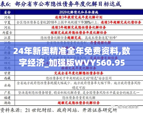 24年新奥精准全年免费资料,数字经济_加强版WVY560.95