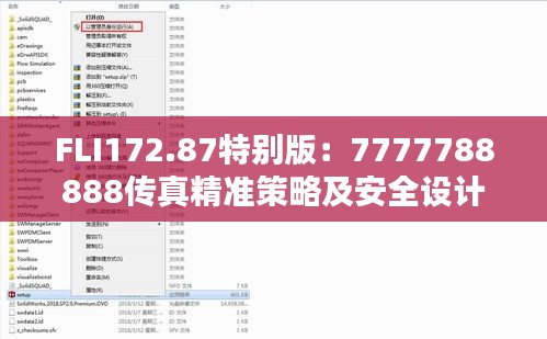 FLI172.87特别版：7777788888传真精准策略及安全设计揭秘