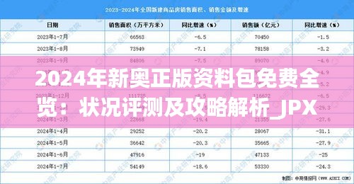 2024年新奥正版资料包免费全览：状况评测及攻略解析_JPX672.92