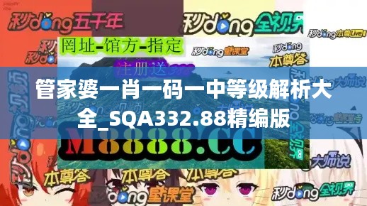 管家婆一肖一码一中等级解析大全_SQA332.88精编版