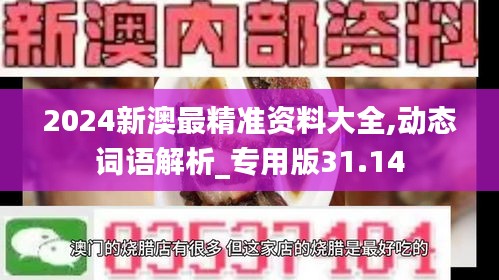 2024新澳最精准资料大全,动态词语解析_专用版31.14