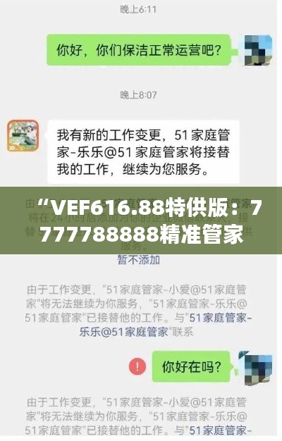 “VEF616.88特供版：7777788888精准管家婆，热门解答新定义”