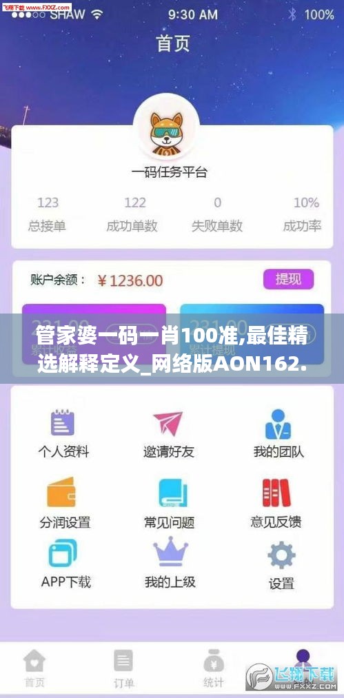 管家婆一码一肖100准,最佳精选解释定义_网络版AON162.32