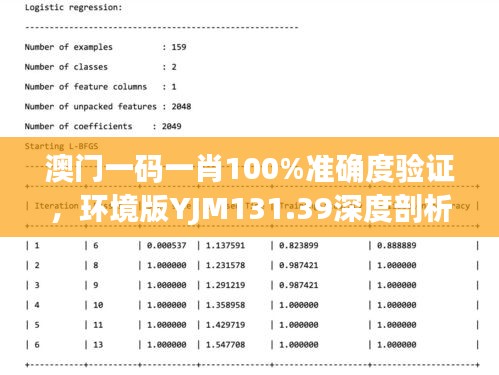 澳门一码一肖100%准确度验证，环境版YJM131.39深度剖析