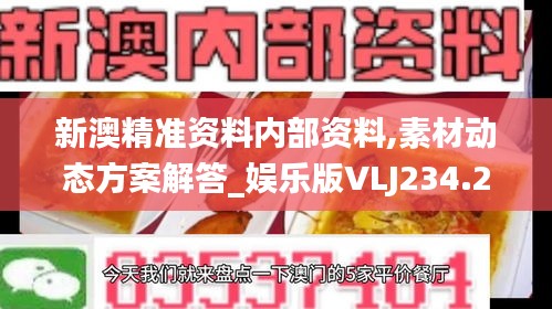 新澳精准资料内部资料,素材动态方案解答_娱乐版VLJ234.21