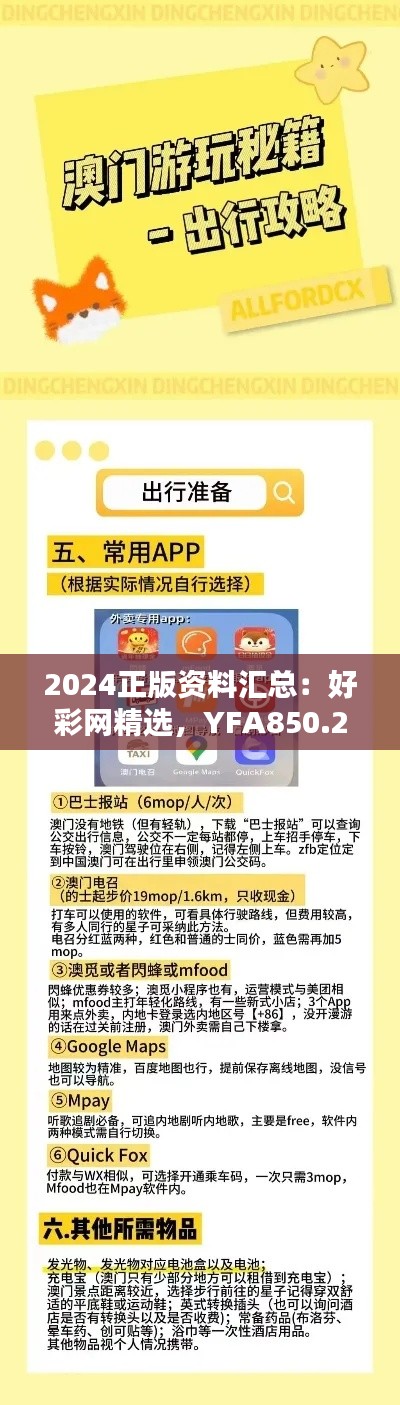 2024正版资料汇总：好彩网精选，YFA850.23力量版专业操作指南