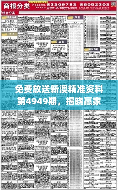 免费放送新澳精准资料第4949期，揭晓赢家结果_试点版OVN617.29