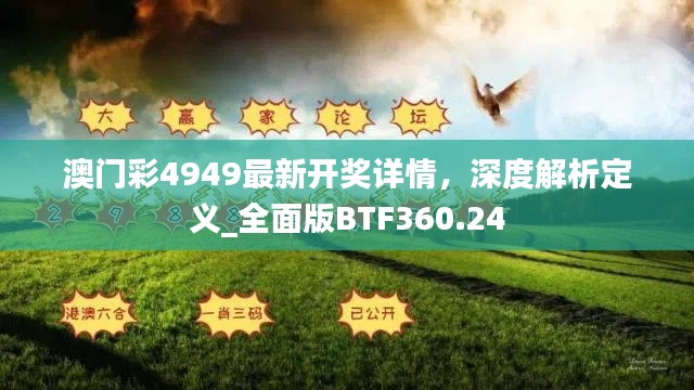 澳门彩4949最新开奖详情，深度解析定义_全面版BTF360.24