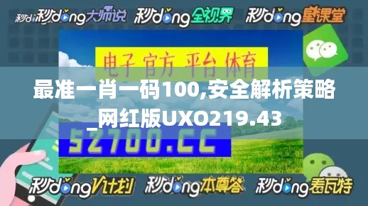 最准一肖一码100,安全解析策略_网红版UXO219.43