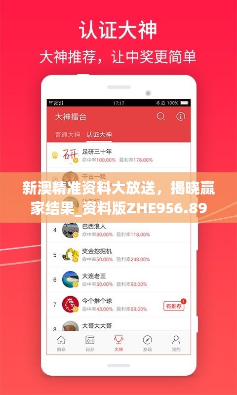 新澳精准资料大放送，揭晓赢家结果_资料版ZHE956.89