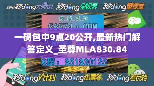 一码包中9点20公开,最新热门解答定义_圣尊MLA830.84