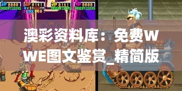 澳彩资料库：免费WWE图文鉴赏_精简版IFU251.47