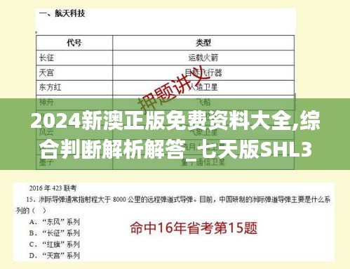 2024新澳正版免费资料大全,综合判断解析解答_七天版SHL362.63