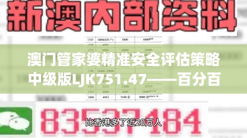 澳门管家婆精准安全评估策略中级版LJK751.47——百分百可靠保障