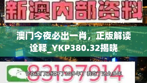 澳门今夜必出一肖，正版解读诠释_YKP380.32揭晓