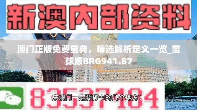 澳门正版免费宝典，精选解析定义一览_蓝球版BRG941.87