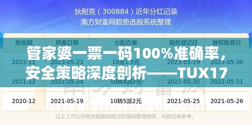 管家婆一票一码100%准确率，安全策略深度剖析——TUX170.84学习版