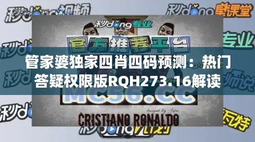 管家婆独家四肖四码预测：热门答疑权限版RQH273.16解读