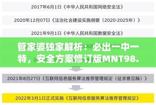 管家婆独家解析：必出一中一特，安全方案修订版MNT98.04