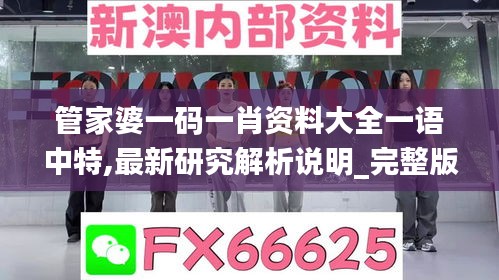 管家婆一码一肖资料大全一语中特,最新研究解析说明_完整版IGK372.03