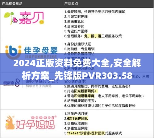 2024正版资料免费大全,安全解析方案_先锋版PVR303.58