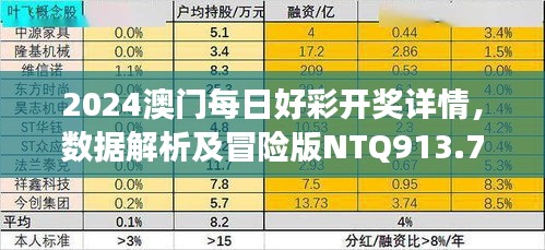 2024澳门每日好彩开奖详情，数据解析及冒险版NTQ913.72解读