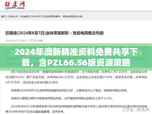 2024年澳新精准资料免费共享下载，含PZL66.56版资源策略