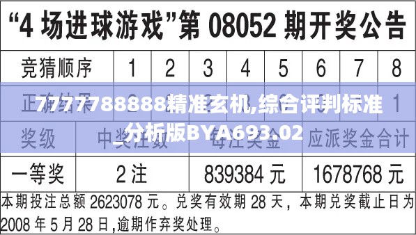 7777788888精准玄机,综合评判标准_分析版BYA693.02