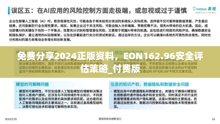 免费分享2024正版资料，EON162.96安全评估策略_付费版