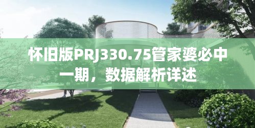 怀旧版PRJ330.75管家婆必中一期，数据解析详述