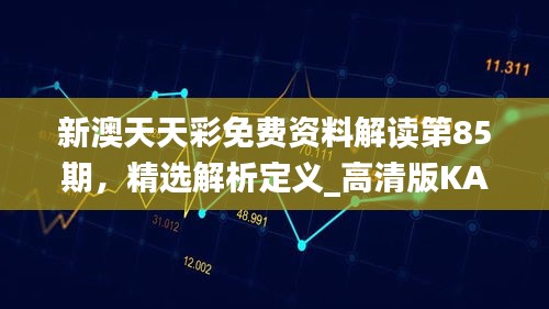 新澳天天彩免费资料解读第85期，精选解析定义_高清版KAN493.09