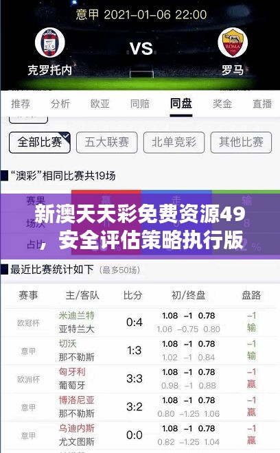 新澳天天彩免费资源49，安全评估策略执行版YGX551.2