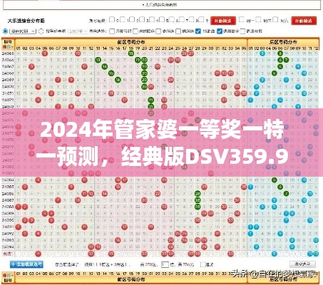 2024年管家婆一等奖一特一预测，经典版DSV359.93策略解析