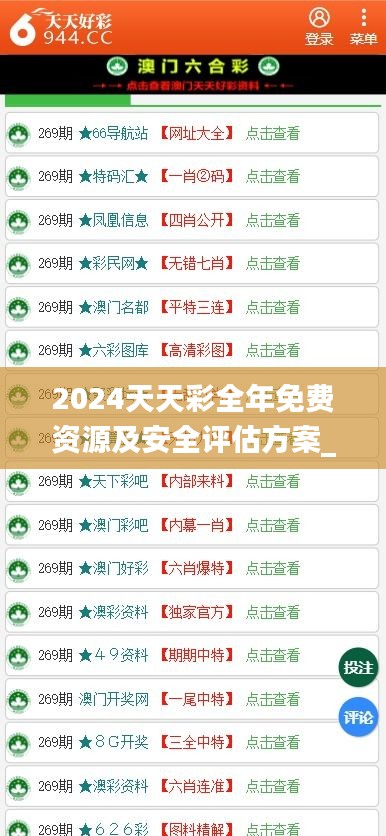 2024天天彩全年免费资源及安全评估方案_公积金板块MYI429.39