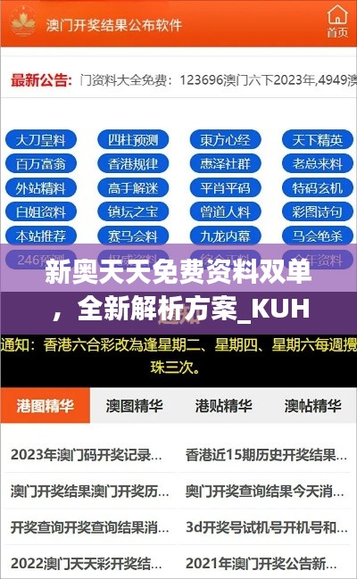 新奥天天免费资料双单，全新解析方案_KUH700.48日常版