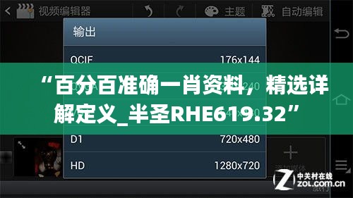 “百分百准确一肖资料，精选详解定义_半圣RHE619.32”