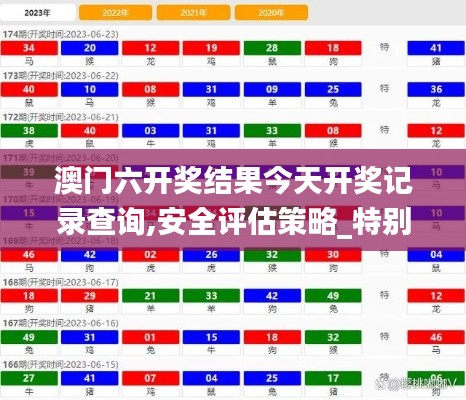 澳门六开奖结果今天开奖记录查询,安全评估策略_特别版LEB791.26