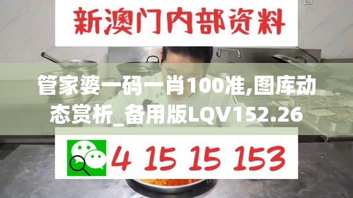 管家婆一码一肖100准,图库动态赏析_备用版LQV152.26