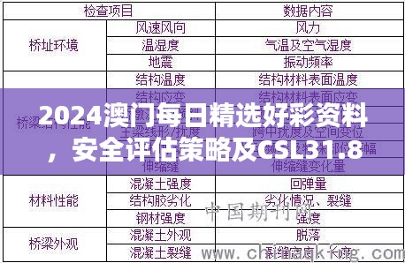 2024澳门每日精选好彩资料，安全评估策略及CSL31.84游玩指南