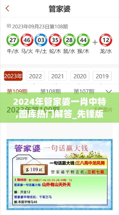 2024年管家婆一肖中特,图库热门解答_先锋版VIM729.24