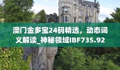 澳门金多宝24码精选，动态词义解读_神秘领域IBF735.92